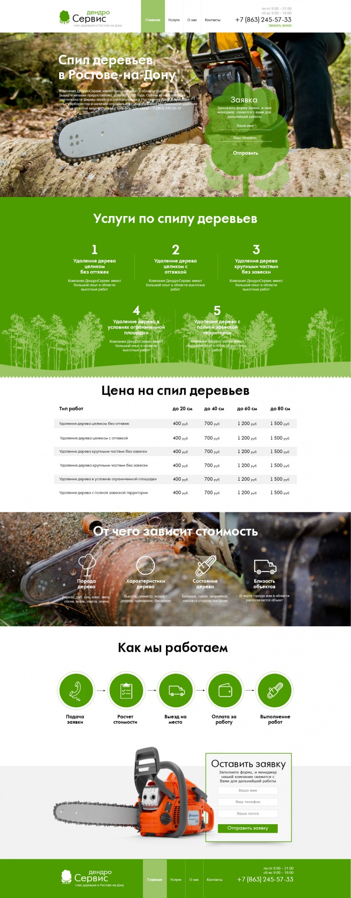 Фото Спил деревьев